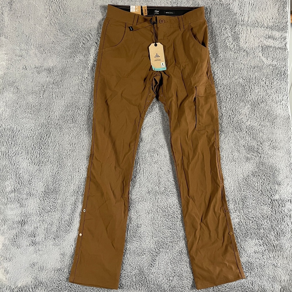 Prana Stretch Zion Slim Pant II Mens 30X34 Sepia NWT $95 Hike Camp Outdoors